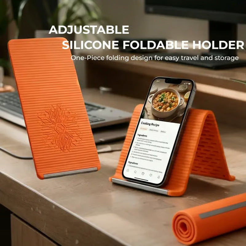 Adjustable Silicone Foldable Phone Holder
